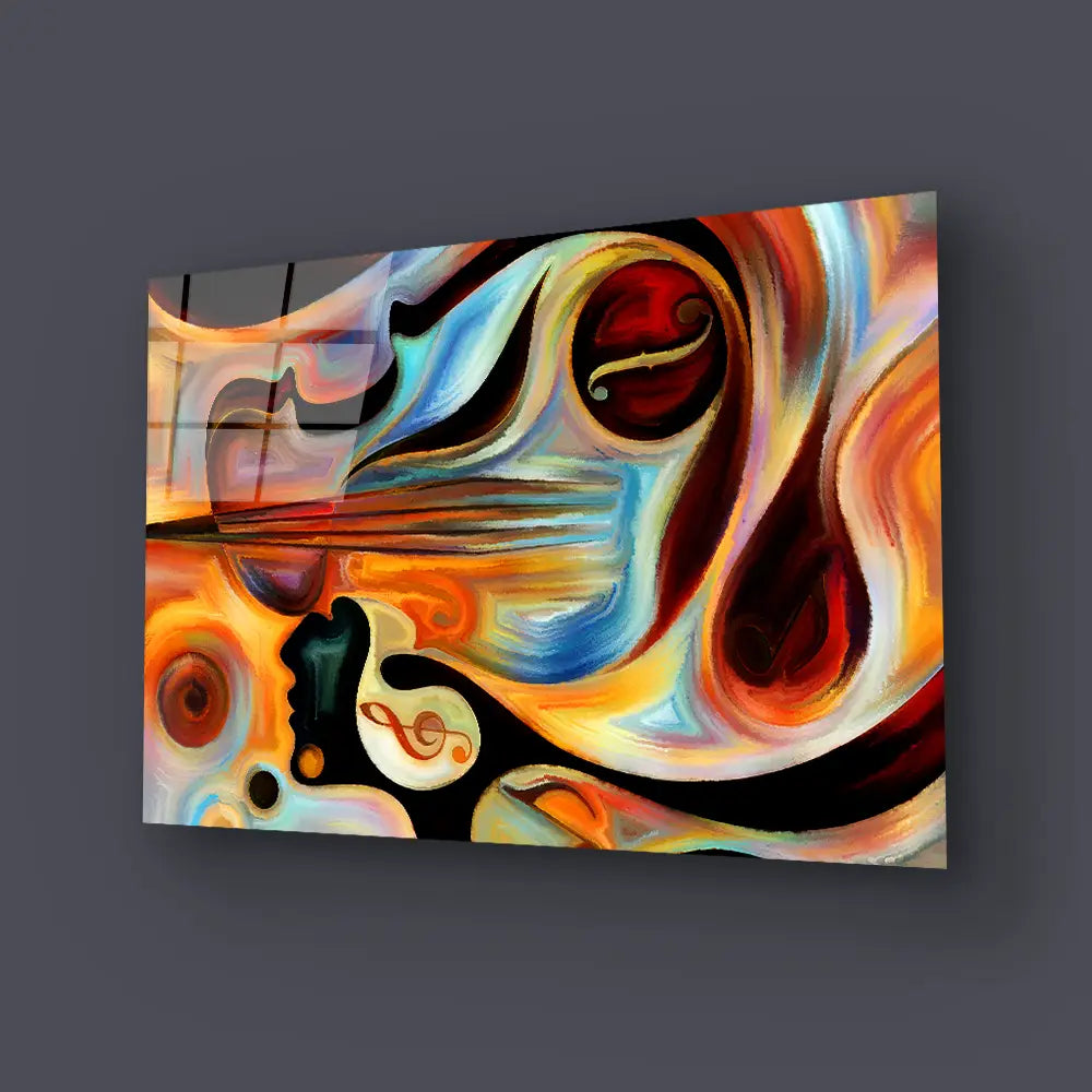 Inner Melody Series Glass Wall Art
