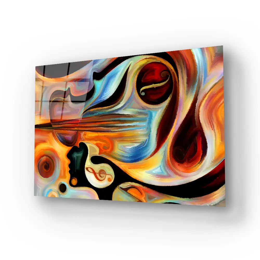 Inner Melody Series Glass Wall Art
