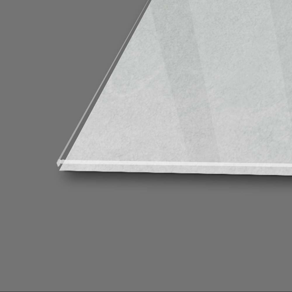 Man in the Mist Glass Wall Art