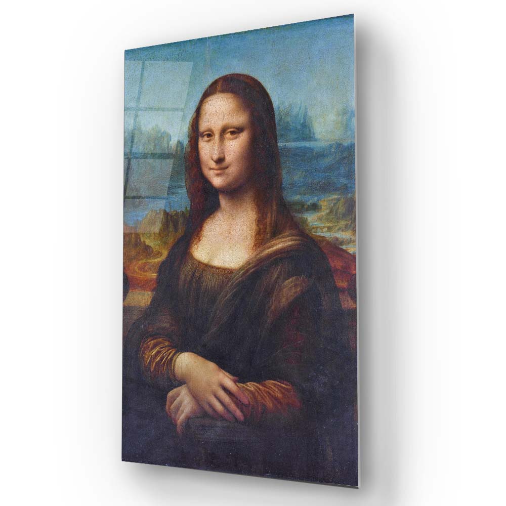 Mona Lisa, Leonardo da Vinci Glass Wall Art