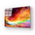 Multi-Coloured Clouds Glass Wall Art