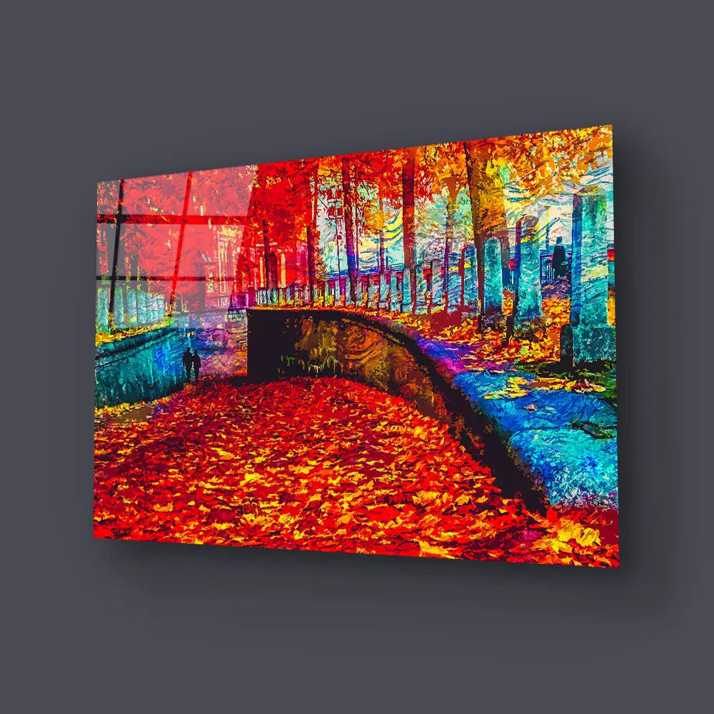 Nature Landscape Scenic Impressionist Glass Wall Art