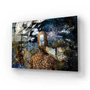Opened Door To Another World Glass Wall Art