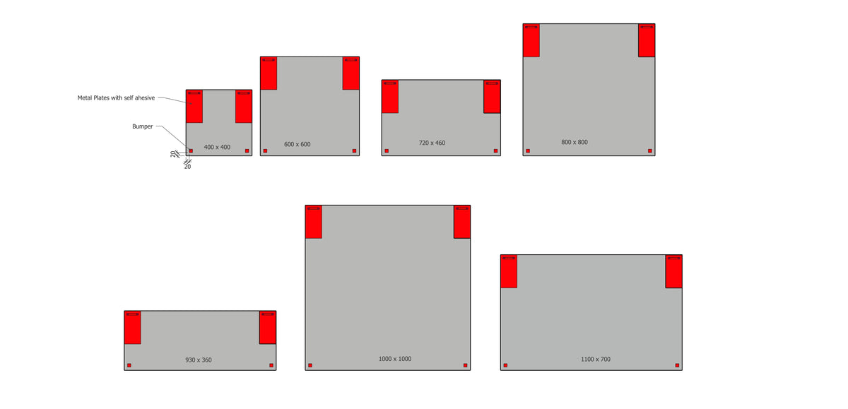 Red and Grey Iris Glass Wall Art