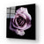 Purple Rose Glass Wall Art