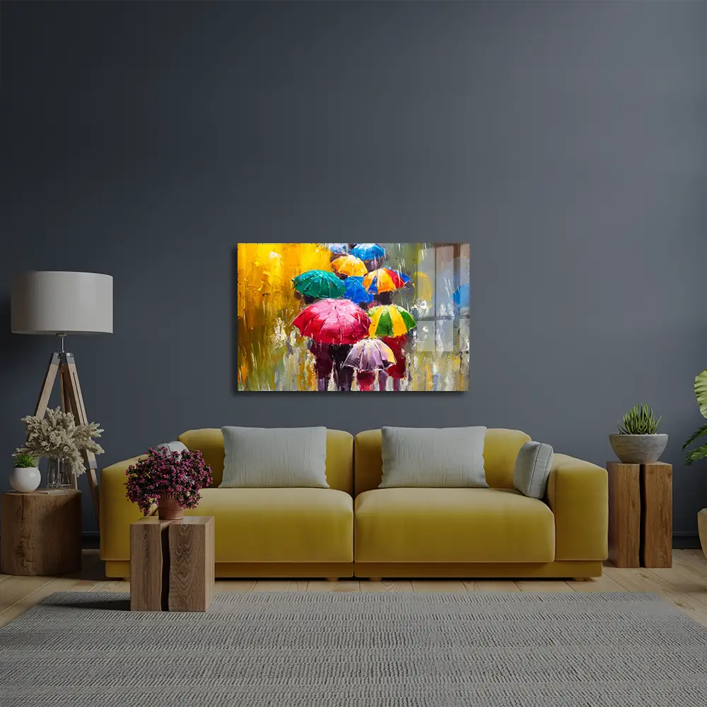 Rainy Day Glass Wall Art