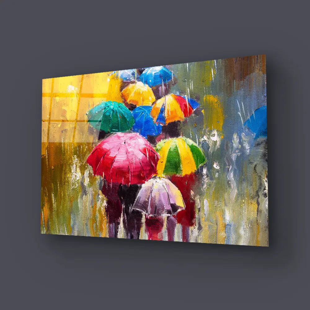 Rainy Day Glass Wall Art