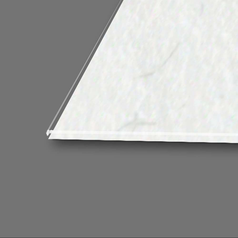 Red Flower Painting Glass Wall Art