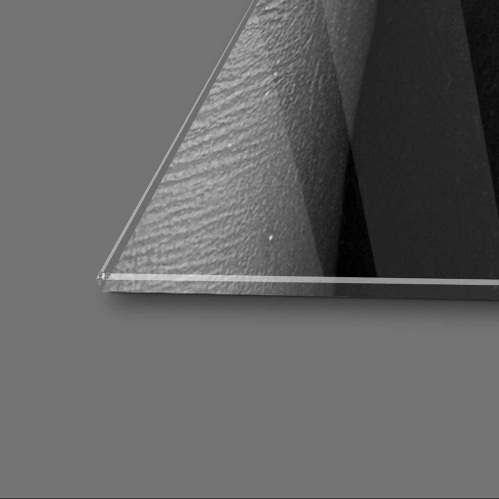 Red Lip and Nails Glass Wall Art