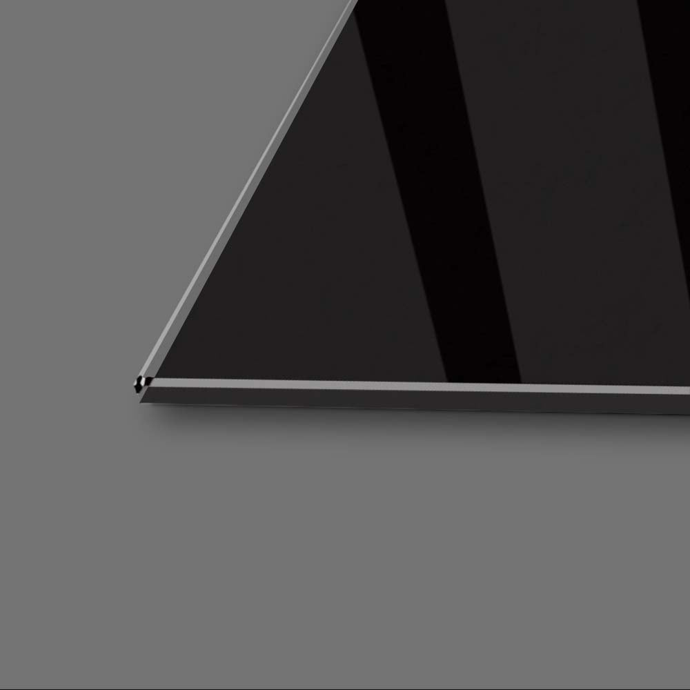 Red Smoke Glass Wall Art