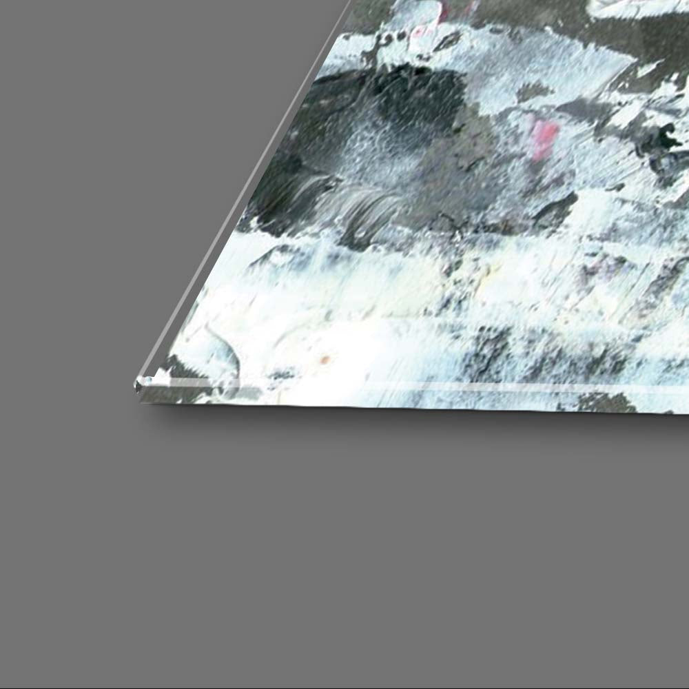 Red Umbrellas in London Glass Wall Art