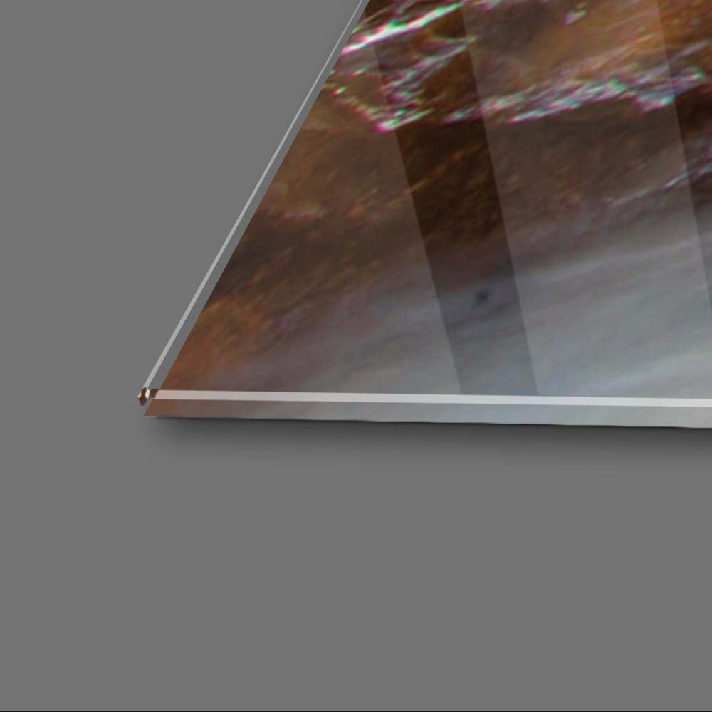 Rocky Beach During Sunset Glass Wall Art