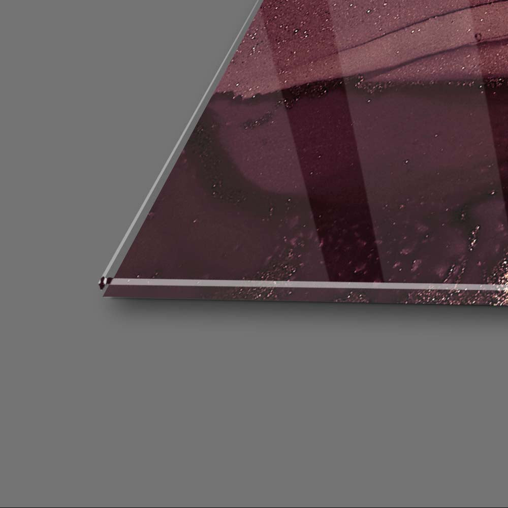 Rose Gold Alcohol Ink Abstract