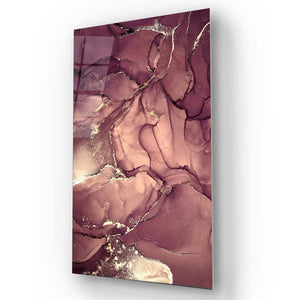 Rose Gold Alcohol Ink Abstract