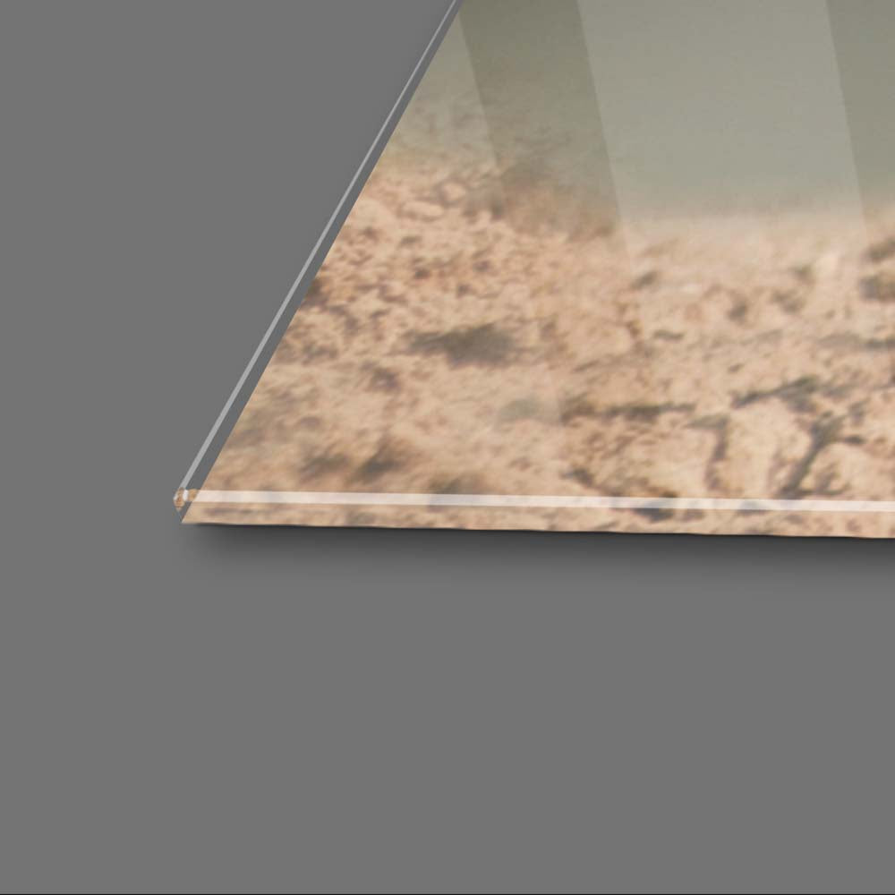 Running Horse Glass Wall Art