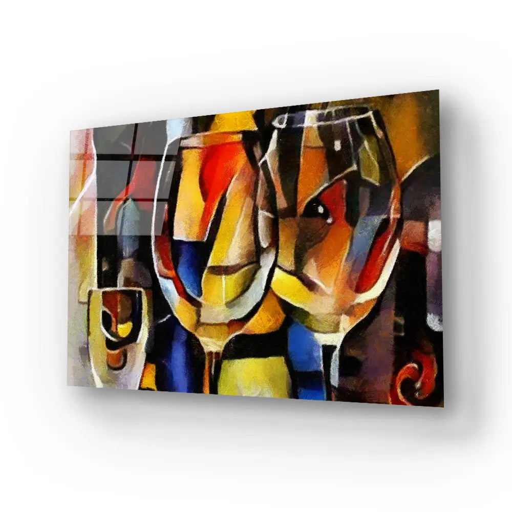 Still Life Food Glasses Wine Glass Wall Art