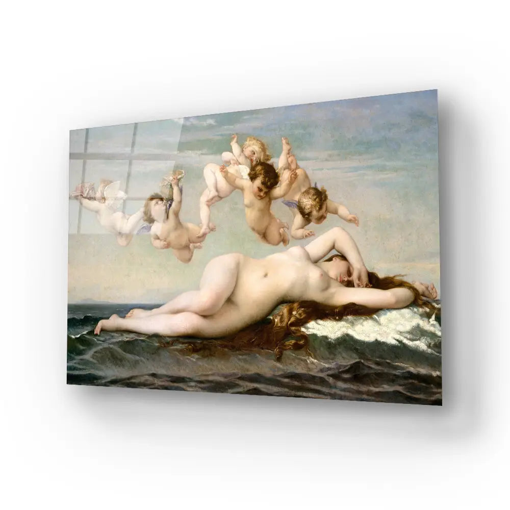 The Birth Venus Glass Wall Art