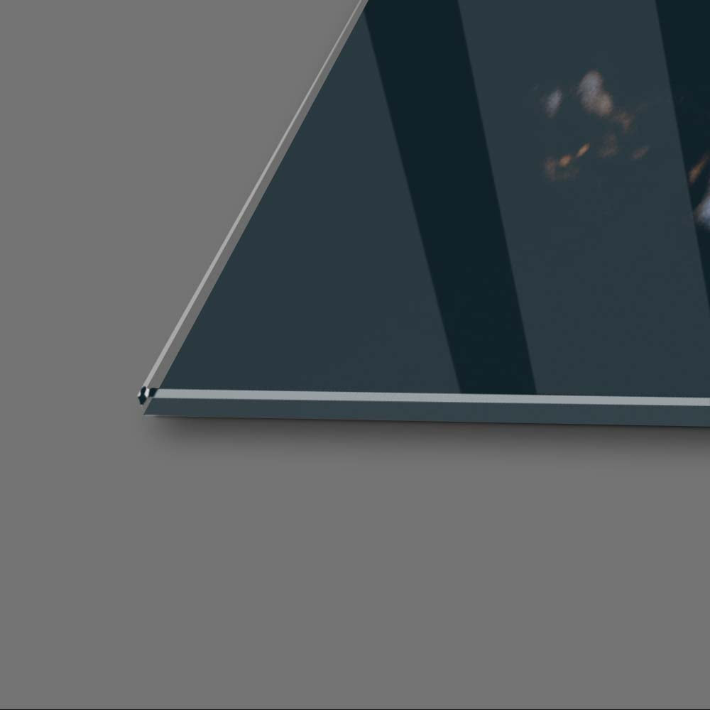 Vintage Bouquet Glass Wall Art