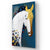 White and Gold Horse Collage Glass Wall Art