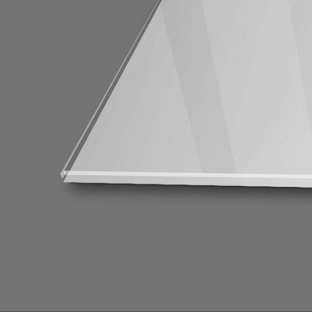 Woman with Red Lips Glass Wall Art