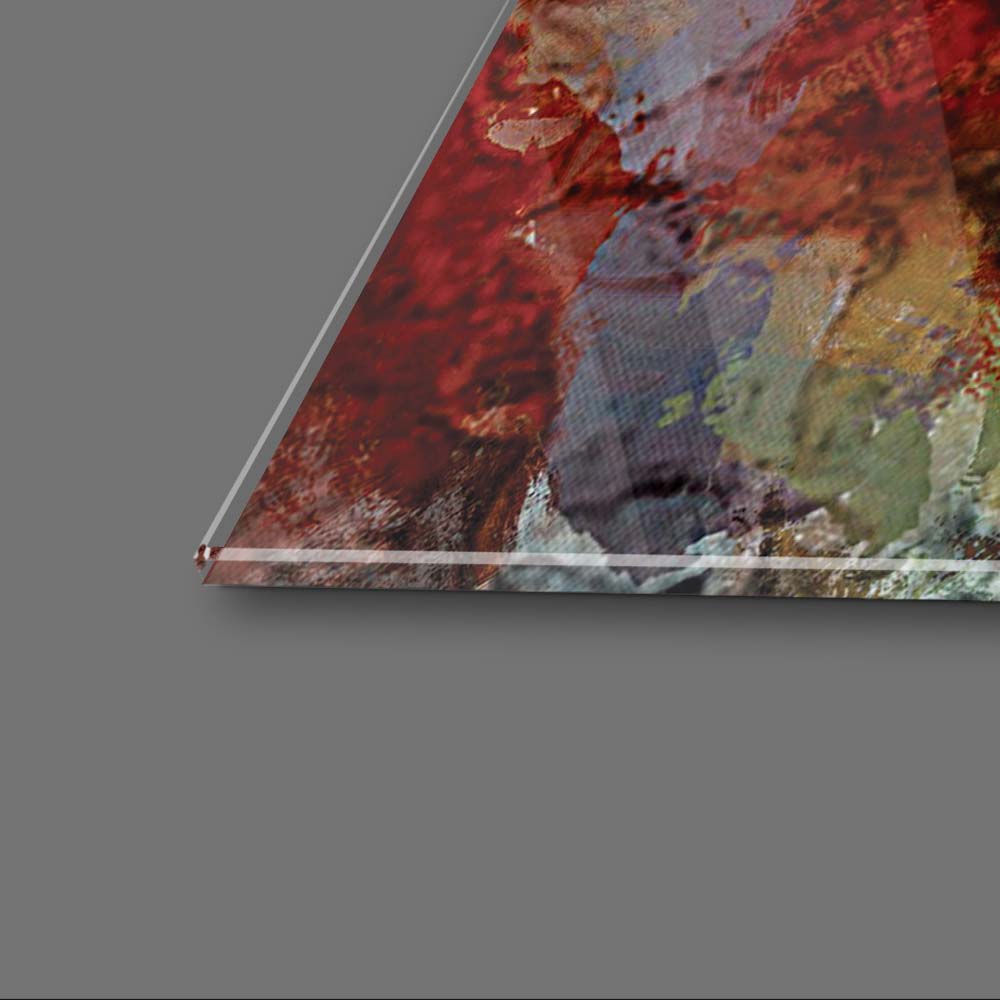 Yellow Elephant Glass Wall Art